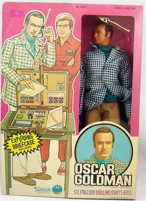 The Six Million Dollar Man Kenner 12 Doll Oscar Goldman Mint In Box