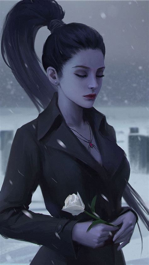 1080x1920 Widowmaker Overwatch In Graveyard Iphone 76s6 Plus Pixel