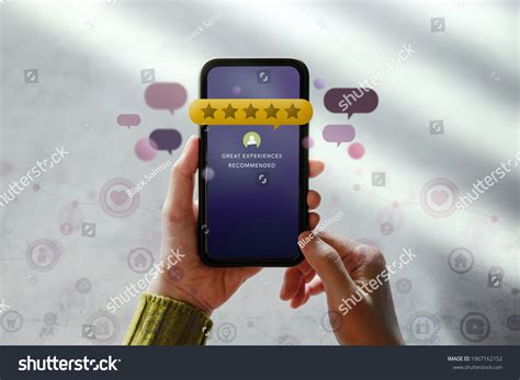 Customer Experiences Concept Happy Client Using Stock Photo 1967162152