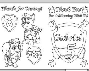 Want to bring his passion alive with some. Paw Patrol Birthday Coloring Pages