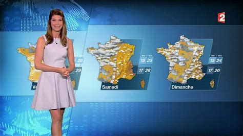 Toutes les diffusions météo 2. Chloé Nabédian Météo France 2 le 20.08.2017 - Les Caps de TomA