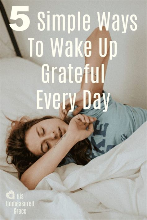 Simple Ways To Wake Up Grateful Ways To Wake Up Womens Bible Study