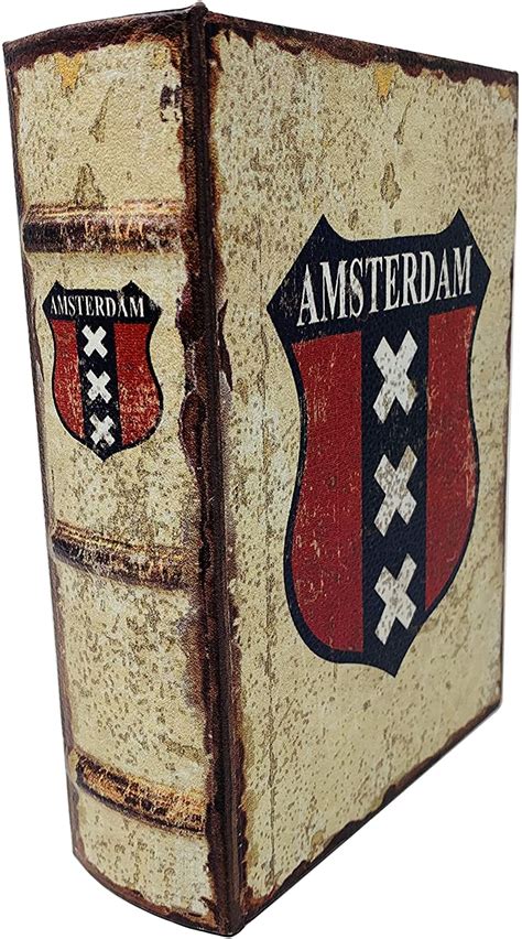 Scatola Rollare Stash Book Amsterdam Grande Coltura