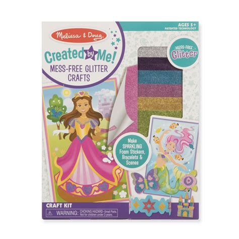 Melissa And Doug Created By Me Mess Free Glitter Crafts Craft Kit Make