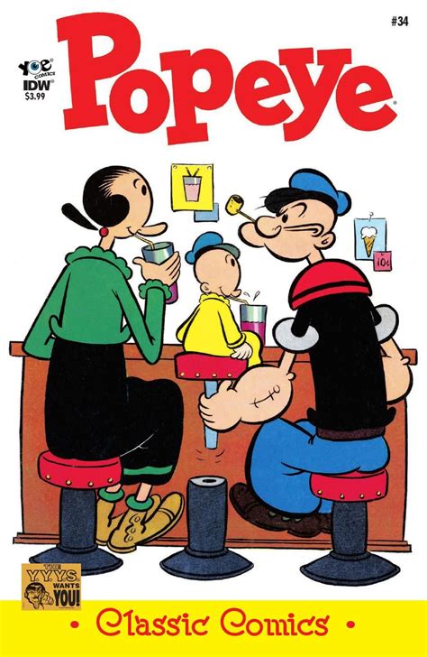 Popeye Classics 34 Popeye Cartoon Classic Cartoon Characters Old