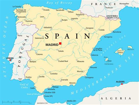 Mappa Della Spagna Consulta La Cartina Della Spagna Interattiva