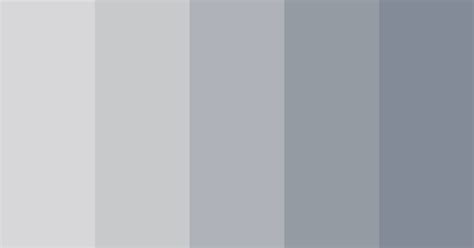 Light Silver Gradient Color Scheme Gray