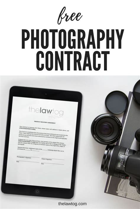 This helps spell out and manage the expectations of both client and photographer. +Free Download: Free Photography Contract