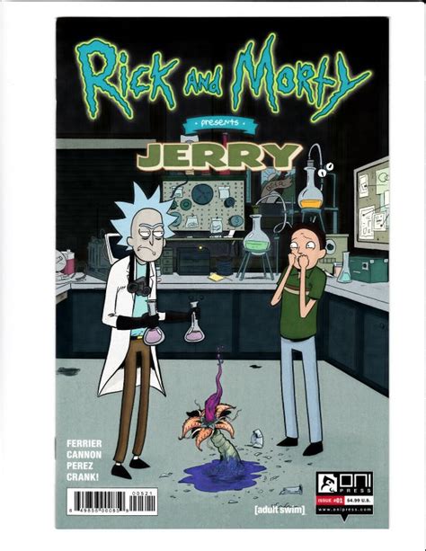 Rick And Morty Presents Jerry 1 Oni Press 2019 Nm 94 Cover B Variant