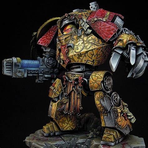 Crazy Freehand Work On This Minotaurs Contemptor Dreadnought Loving