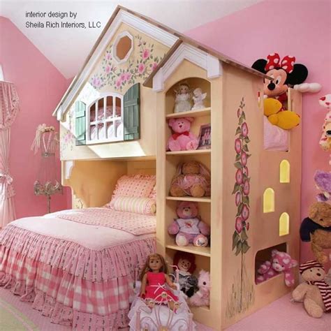 This bed does not have feet. princess bunk bed - Google Search | Girl bedroom designs ...
