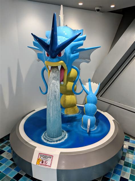 Gyarados Statue @ Pokemon Center Singapore : pokemon