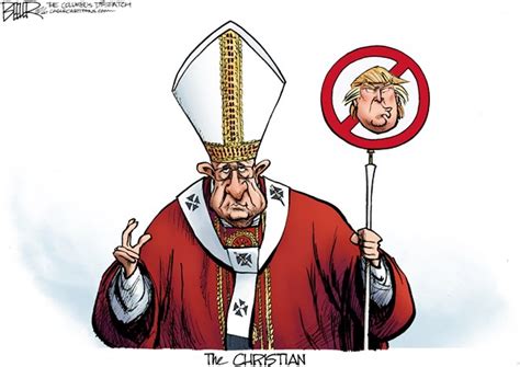 Papal Politics Cartoon John Hawkins Right Wing News