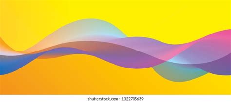 Dynamic Colorful Bright Wave Stock Vector Royalty Free 1322705639