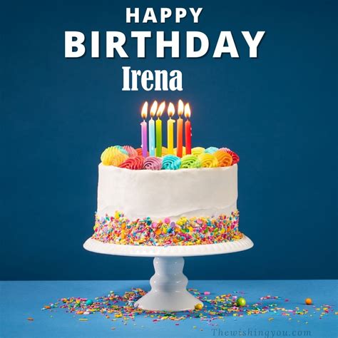 100 Hd Happy Birthday Irena Cake Images And Shayari