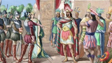 Efeméride 8 De Noviembre Moctezuma Ii Recibe A Hernán Cortés En 1519