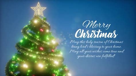 Copy Of Merry Christmas Greetings Wishes Glitter Tree Postermywall
