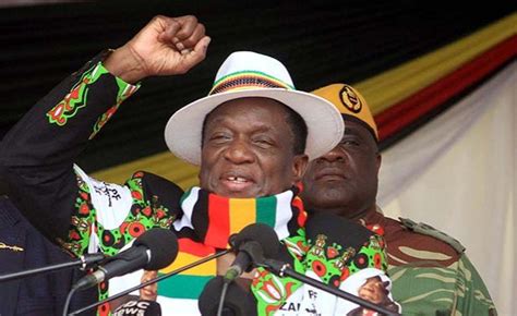 Zimbabwean President Mnangagwa Calls For Peace And Unity