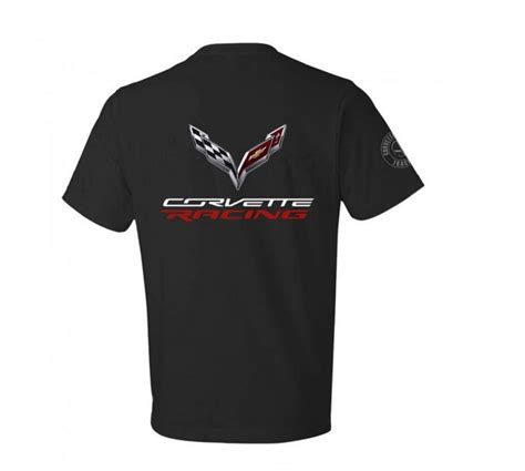 West Coast Corvette C7 Corvette Racing Rendered T Shirt Black Xx