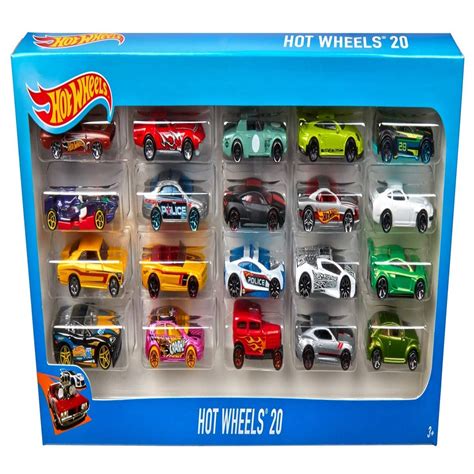 Manvi Toys Hot Wheels 20 Car T Pack Promo Set 20 Car Pack 3