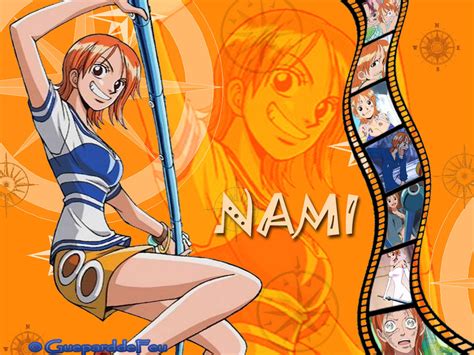 One piece nico robin nami luffy roronoa zoro sanji sogeking chopper 6330x4230 anime one piece hd art. Wallpaper of Nami by GueparddeFeu on DeviantArt