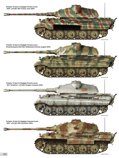 Panzer Vi Ausf B Tiger Ii Sdkfz 182 Variants Wwii Vehicles Armored