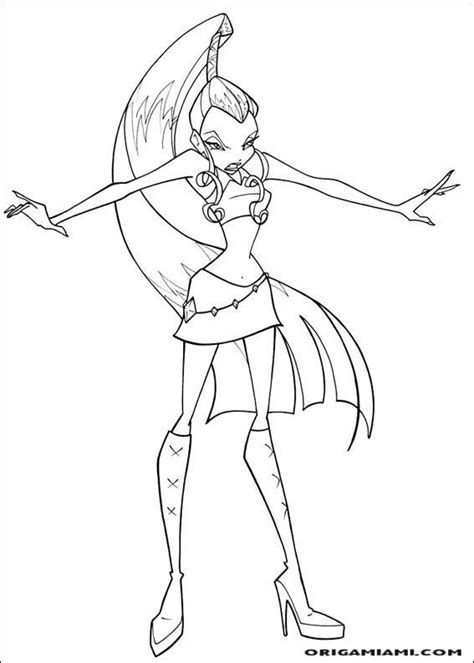 35 Desenhos Winx Club Para Colorir 11 Easy Coloring Pages Coloring