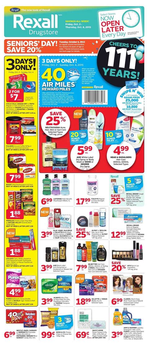 Rexall West Flyer October 2 To 8