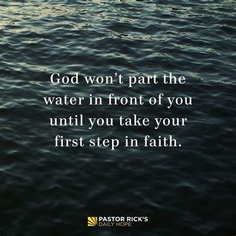 Take A Step Of Faith In Spite Of Your Fear Pastor Ricks Daily Hope