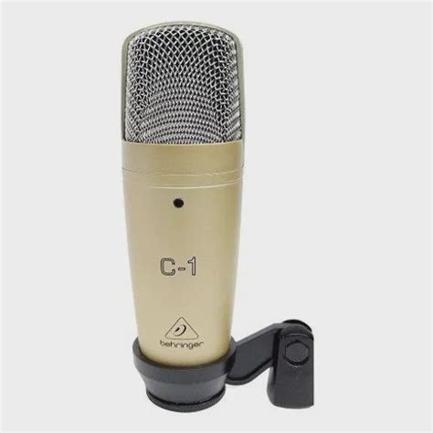 Microfone Behringer C 1 Condensador Cardióide Dourado Submarino