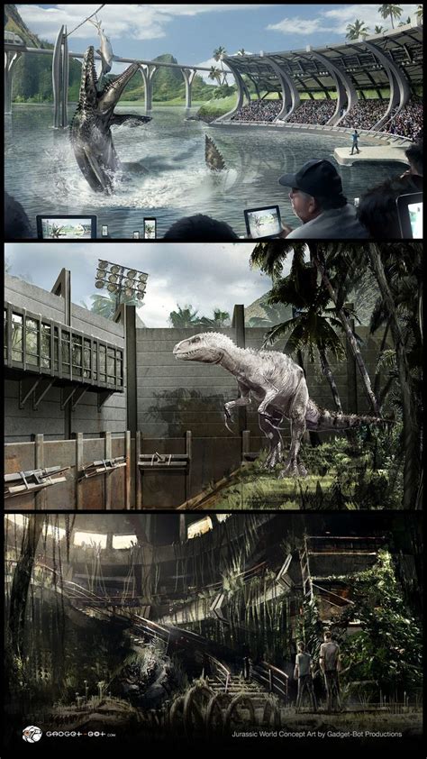 Jurassic World Concept Art By Gadget Bot Productions Concept Art World Jurassic Park World