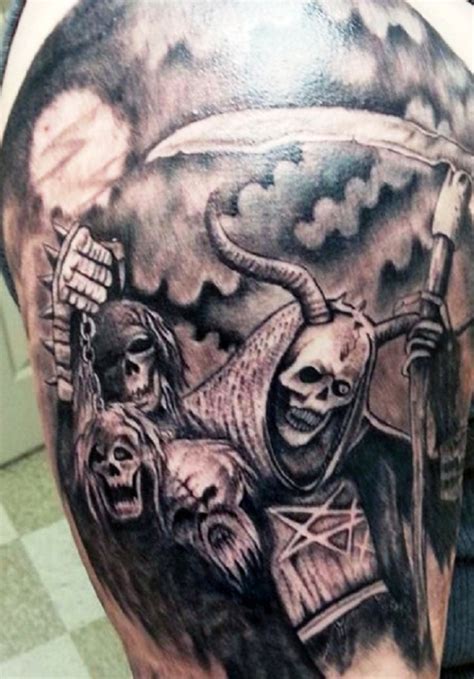30 Horrifying Grim Reaper Tattoo Designs And Ideas