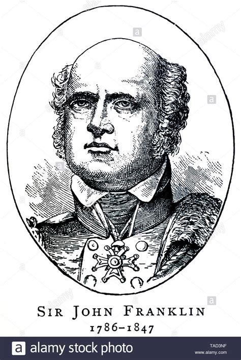 Sir John Franklin Portrait 1786 1847 Was A British Royal Navy