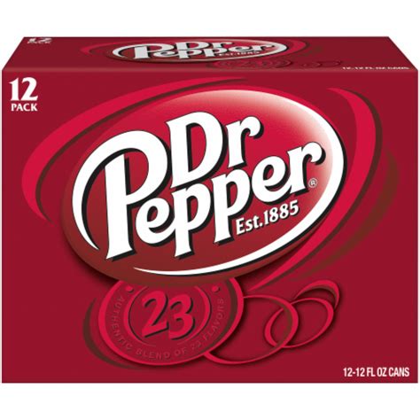 dr pepper soda cans limits may apply 12 cans 12 fl oz fred meyer