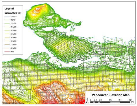 Navigate vancouver map, vancouver country map, satellite images of vancouver, vancouver largest cities, towns maps, political map of vancouver, driving directions, physical. Vancouver elevation map - Map of vancouver elevation (British Columbia - Canada)