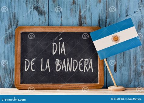 Dia De La Bandera Flag Day Of Argentina Stock Photo Image Of Text