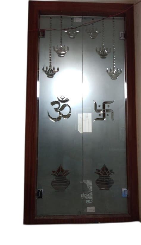Hinged 10mm Glass Pooja Room Door For Home At Rs 600sq Ft In