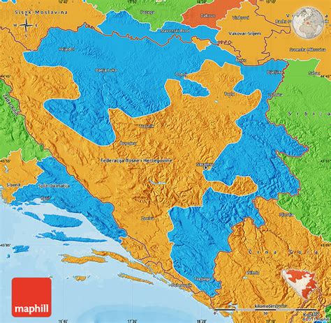 Political Map Of Republika Srpska