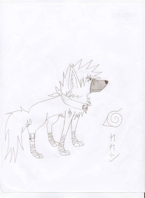Kakashi Wolf Scanned By Narutolover1023 On Deviantart