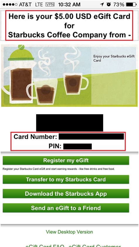 Where Is The Security Code On My Starbucks T Card Starbucks T