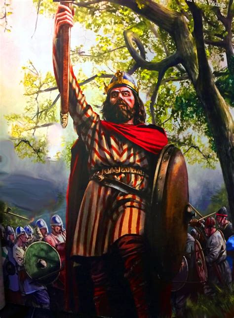 King Alfred The Great Leading The Anglo Saxons Against Viking Invaders
