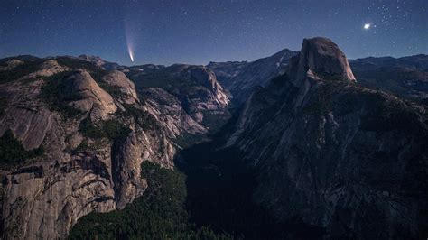 2560x1440 Yosemite Valley Under Moonlight 5k 1440p Resolution Hd 4k