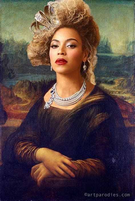 Versiones Divertidas De La Mona Lisa Beyoncé Arte Engraçada