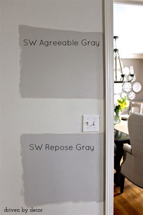 Repose Gray Vs Agreeable Gray Driven By Decor Paint Colors For