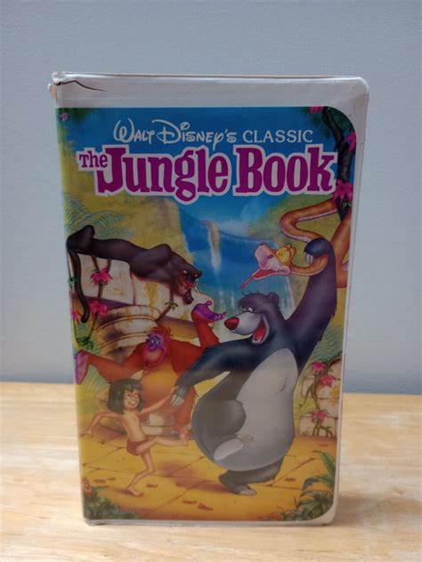 Walt Disney Classic The Jungle Book Vhs 1991 Black Diamond Tested