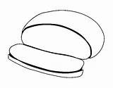 Bread Loaf Coloring Clipart Clipartbest Resource Clip Use sketch template