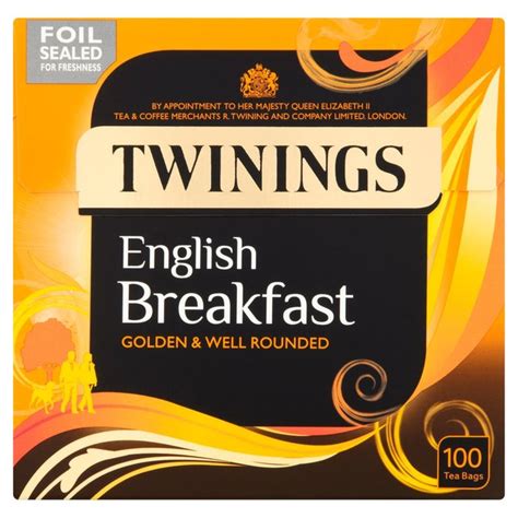 Twinings English Breakfast Tea Bags 100s Morrisons