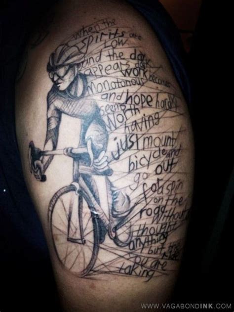 30 Bicycle Tattoo Ideas For You Bicycle Tattoo Bike Tattoos Cycling