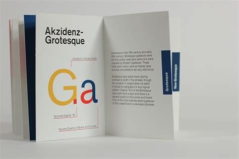 Classifications Of Type Accordion Book On Behance