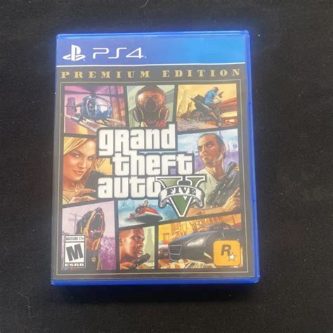 Grand Theft Auto V Premium Online Edition Sony Playstation 4 Ps4 Gta5